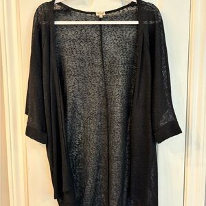 Kismet Black Sheer Cardigan